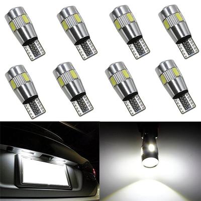New 10X White Light T10 501 194 W5W 5630 LED 6SMD Car Width Lamp Roof Reading Light