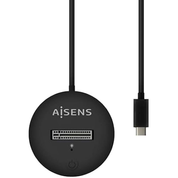 AISENS - ASUC-M2D013-BK - USB-C Dock M.2 (NGFF) Asuc-M2D013-Bk SATA/NVMe na USB3.1 Gen2, Černý