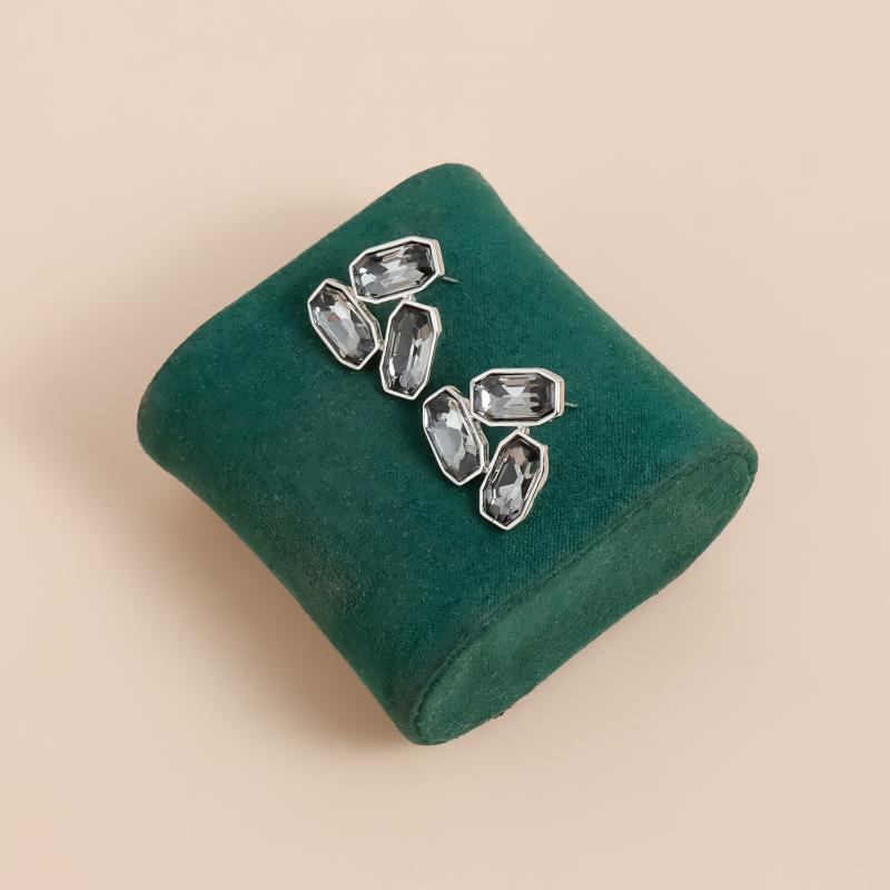 Orecchini Minimalisti in Acrilico da Donna Coreani Borchie Geometriche Accessori Gioielli da Festa