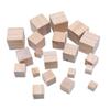 Hardwood Blocks Photo Blocks Natural Wood Wood Blocks Square Cubes Wooden Cubes Natural Solid Cube