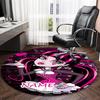 Customizable Monster High Draculaura1 Round Non-Slip Carpet - Ideal for Garden, Picnic, Office, Perfect for Decoration, Suitable For All Seasons