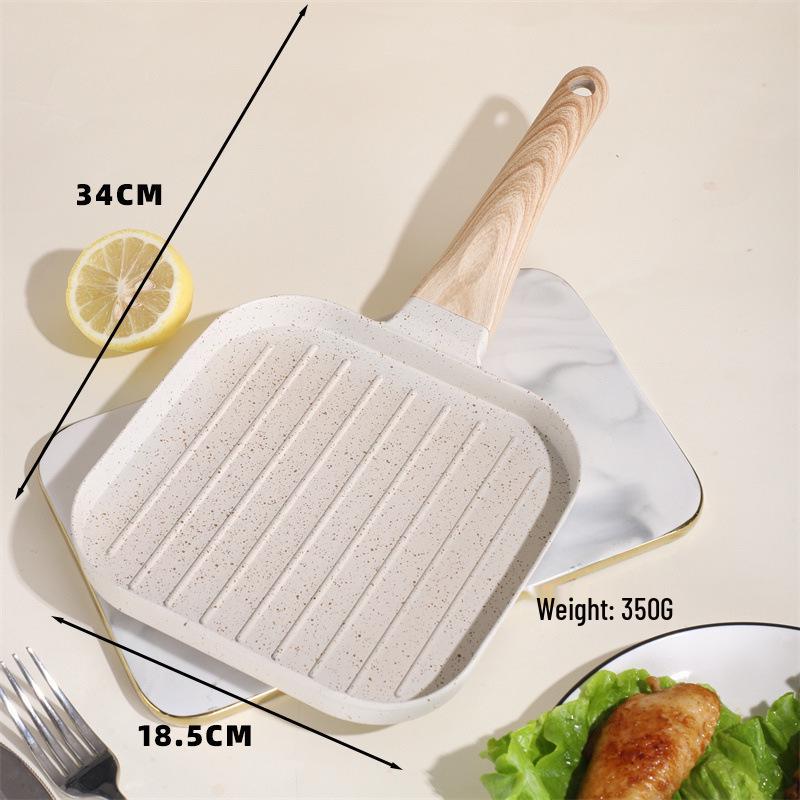 Non-Stick Maifan Stone Frying Pan for Sandwiches, Toast, and Hamburgers