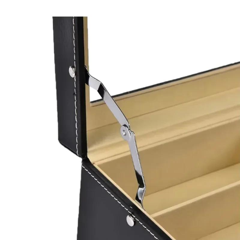 Large-capacity Glasses Case PU Leather Sunglasses Men Sunglasses Women Myopia Glasses Case Jewelry Display Box