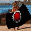 Band R-Red Hot Chili Bath Towel Microfiber Soft Water Absorbing Breathable For Girl Kids Decorative Cartoon Beach Towel