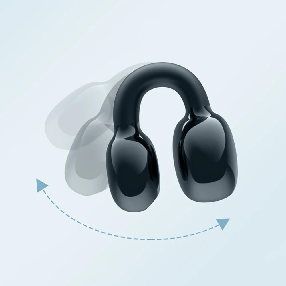 Xiaomi Wireless Bluetooth Earphones Single Ear Bone Conduction Earphones Clip Ear Music Noise Cancelling HD Call Sports Gaming Earphone