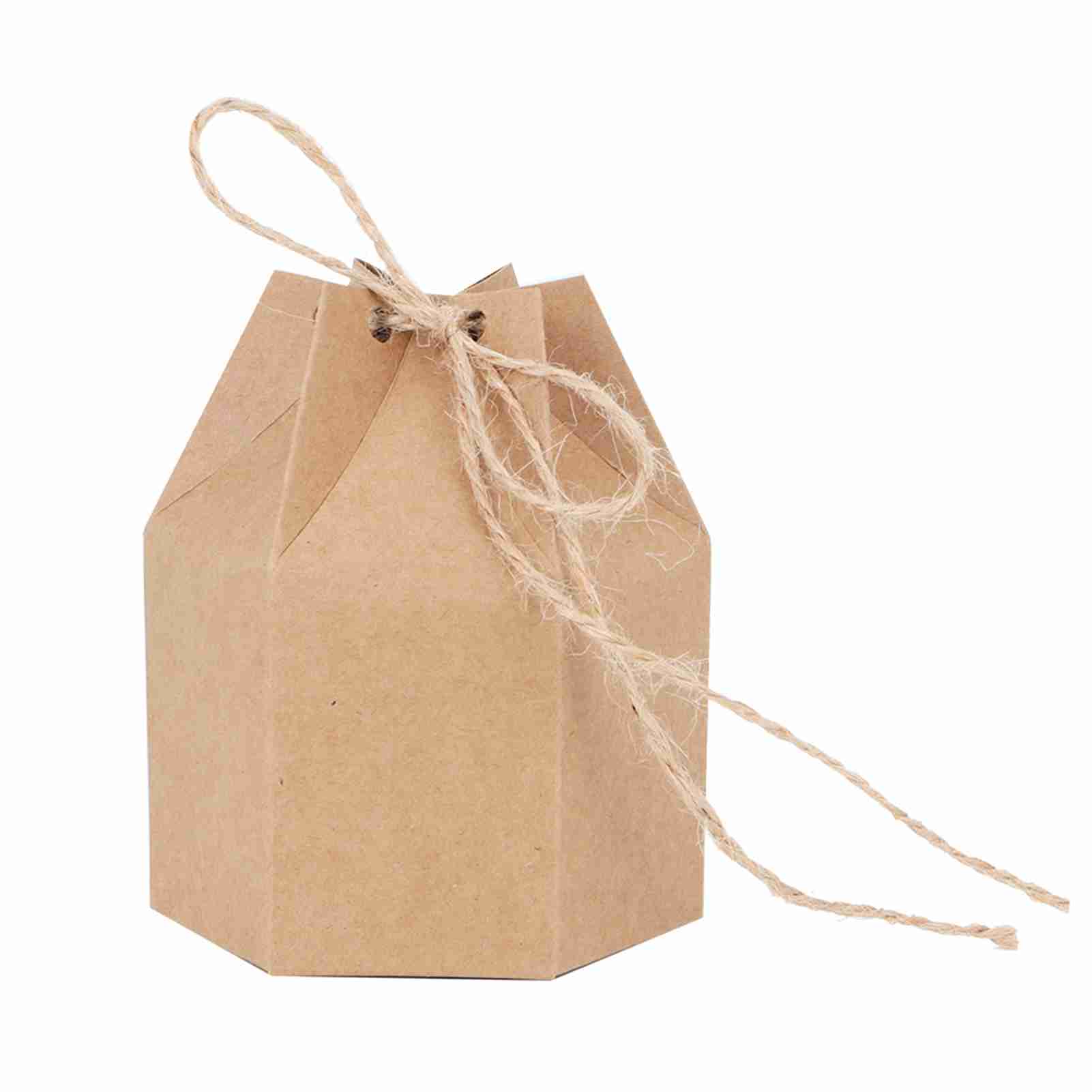 

50 шт. Инновационная подарочная коробка для конфет из бумаги своими руками с пеньковой веревкой для свадебной вечеринки или детского душа