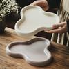 Niche Special-Shaped Plate Solid Color Decorative Ornament Jewelry Storage Plate Household Creative Plate Ceramic Plate Vegetable Plate Dinner Plate