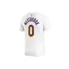 Nike No. 0 Alphanumeric Print American Casual Short-Sleeve T-Shirt for Men White