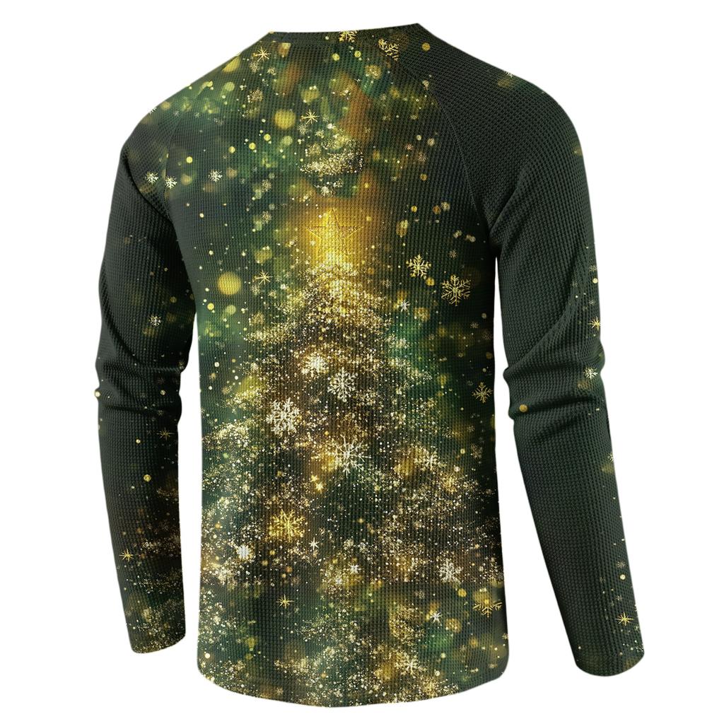 Men's Loose Casual Button Down Collar Long Sleeve Top