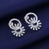 925 Sterling Silver Jewelry Women Fashion Cute Tiny Clear Crystal CZ Stud Earrings Gift for Girls Teens Lady E001