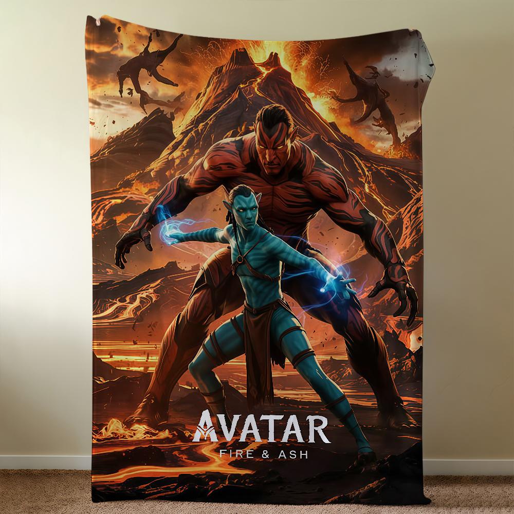 A-AvatarS-ES Fire And Ash 2025 Blanket Throw Super Cosy Plush Living Room Sofa Couch Childish Birthday Gifts