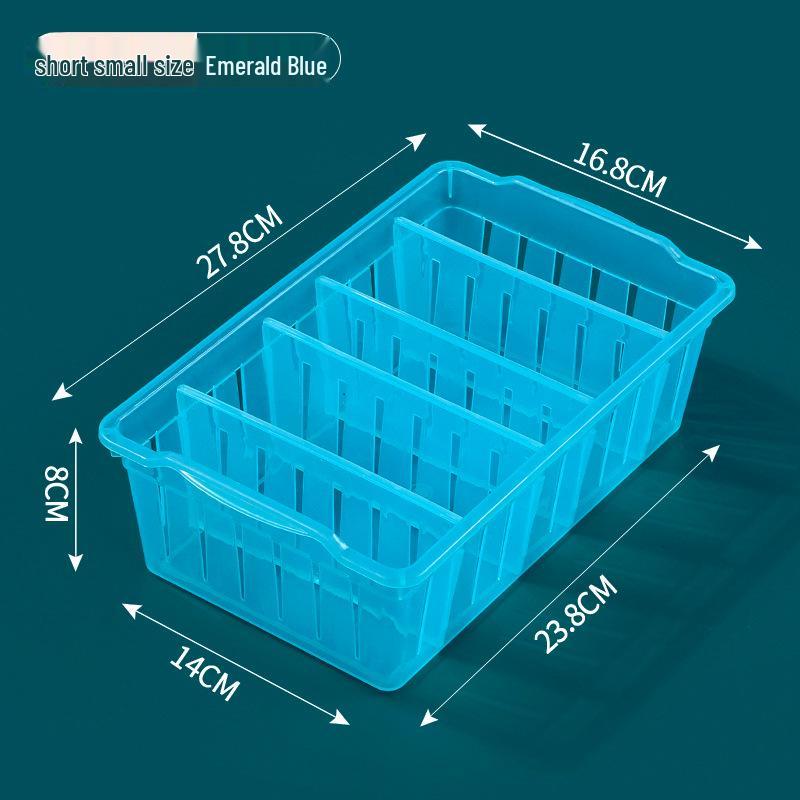 Klare Rechteckige Schreibtisch-Aufbewahrungsbox mit Schublade
