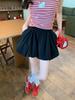 Flower Bud Women's High-Waisted Wide-Leg Summer Shorts - Casual, Versatile, Loose Fit with Slimming Pumpkin Lantern Design