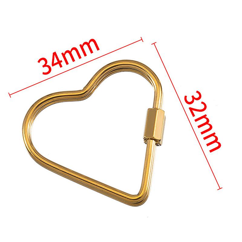 

Золотистый Геометрический Винтовой Карабин-Замок из Нержавеющей Стали Соединитель Застежка Клипса для Изготовления Брелоков и Ювелирных Изделий Своими Руками