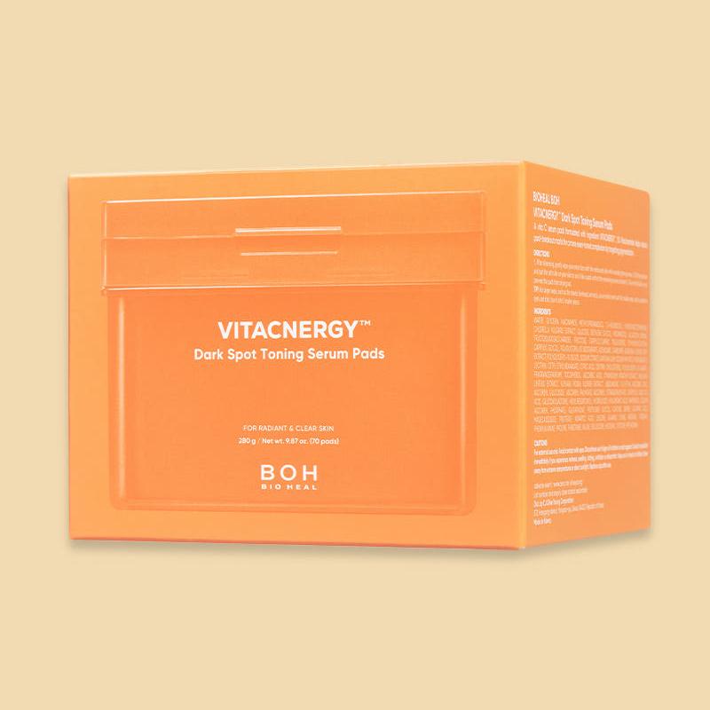 Bio Heal Boh Vitacnergy Aufhellendes Serum Pad gegen dunkle Flecken 280g 70 Stück