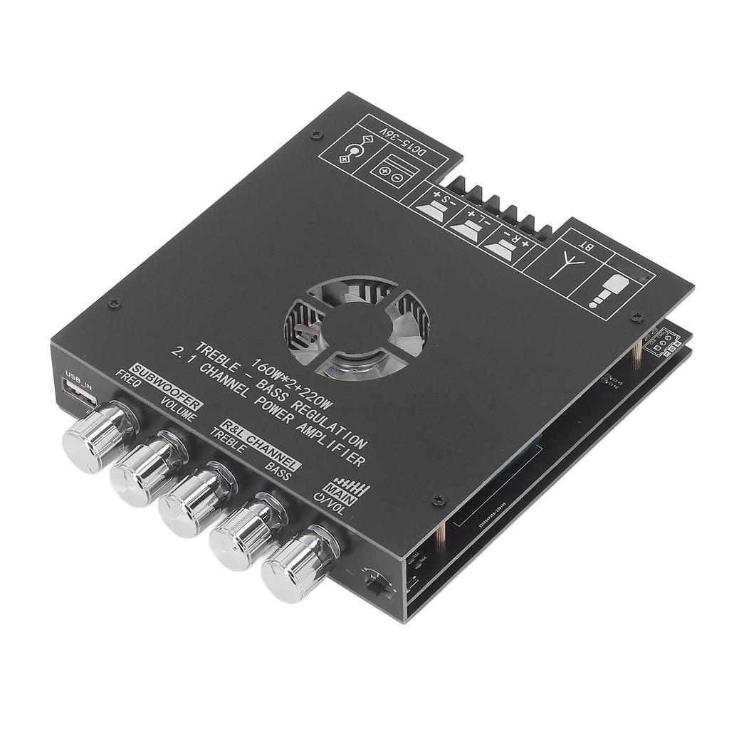 Audio Power Amplifier Module with Treble and Bass Control Bluetooth Power Amplifier Board for Store