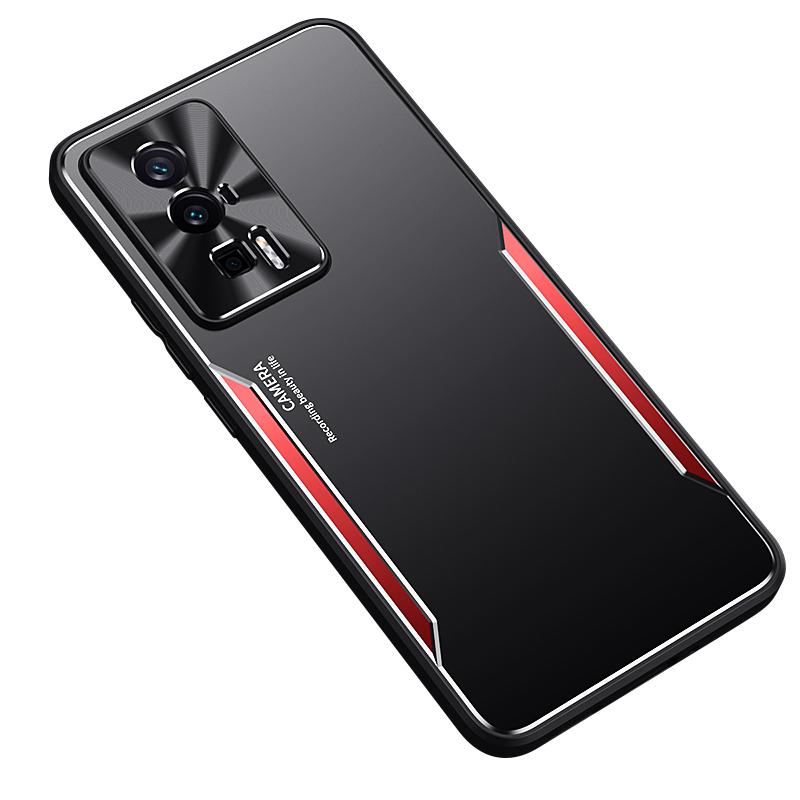 

Для Xiaomi Redmi K60 5G/K60 Pro 5G/Poco F5 Pro 5G Чехол для телефона из алюминиевого сплава+ТПУ Противоударный чехол Red