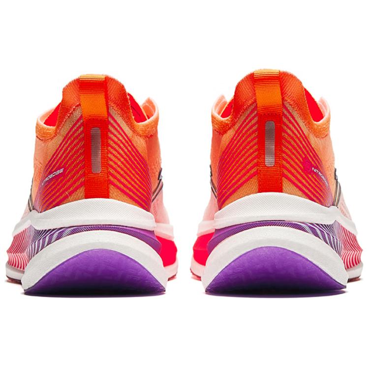 New Anta Cushioning Anti Slip And Wear Resistant Low Top Full Length Carbon Plate Training Running Shoes Men's Red White 912425588-6
