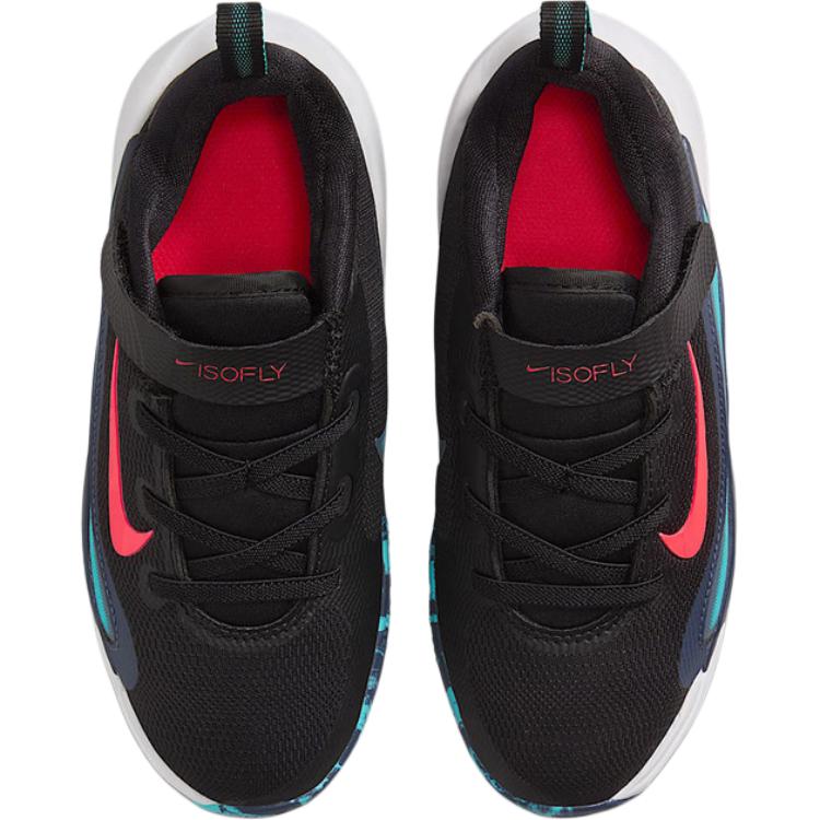Nike IsoFly PS Black Dusty Cactus Bright Crimson Kids Sneakers Thunder-Blue FQ7670-004