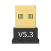 Wireless USB Bluetooth 5.3 Adapter Bluetooth 5.3 Transmitte Music Receiver Adaptador for Computer PC Laptop Earphone Mini S F8S1