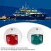 2Pcs Signal Lampe Rot Grün LED Wasserdicht Boot Navigation Licht 12V 24VWhite
