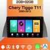 Android Autorádio s Carplay Pro Chery Tiggo T11 2005-2013 Multimediální Přehrávač Hlavní Jednotka Stereo GPS Navigace BT WIFI 2+32GB
