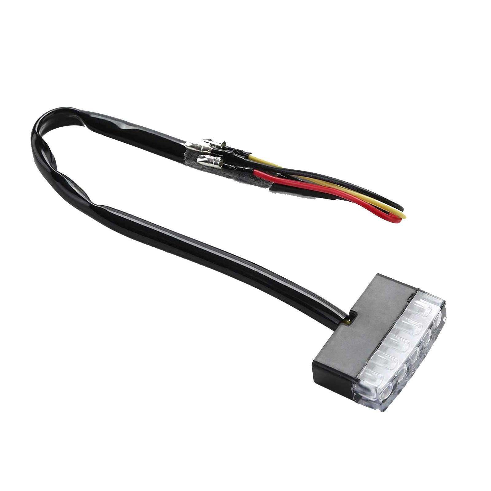 

5 Вт мотоцикл скутер квадроцикл красный задний фонарь 12 В мини 5 светодиодов универсальный низкое потребление стоп-сигнал лампа красный