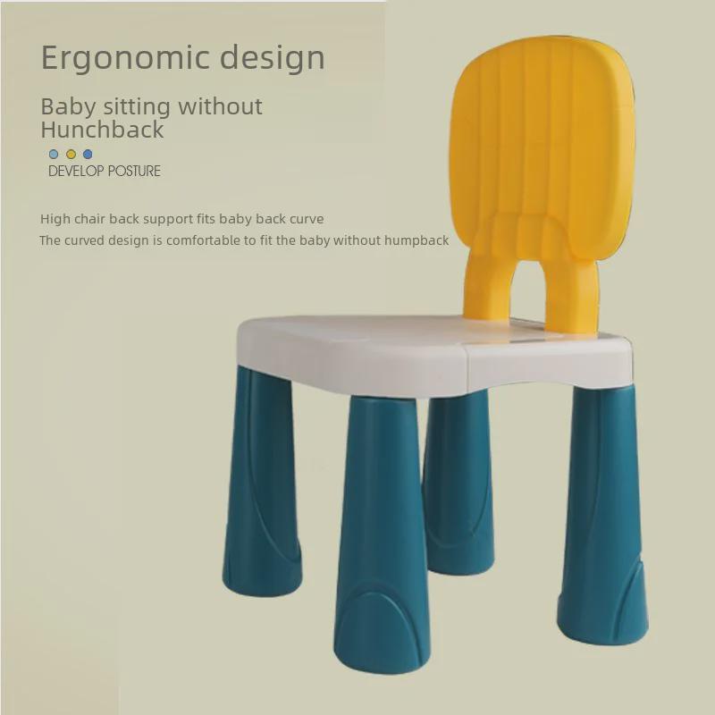 Kids' Multifunctional Building Block Table Set - Educational Toy with Large & Small Particle Blocks, Table & Chairs for Boys & Girls