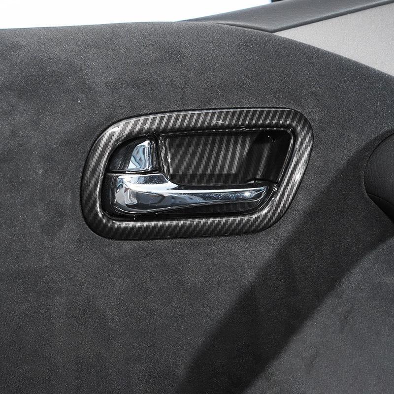 For Nissan Patrol Armada Y62 2017- Interior Handle Decorative Cover of Car Door ABS Modified Car Interior Decoration Parts