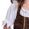 Kinder Mädchen Piraten Schönheit Freibeuter Matey Gestreiftes Kostüm Fluch der Karibik Kostüm Halloween Cosplay Party Outfit
