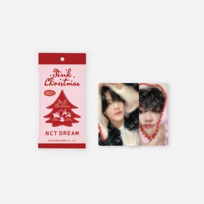 NCT Dream 2024 Pembe Noel Resmi Ürünler Orijinal Rastgele Fotoğraf Kartı Fotoğraf Paketi