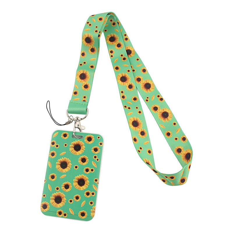 

Little daisy Lanyard for Key Cute Neck Strap Card ID Badge Holder Key Chain Key Holder Accessories помаранчевий
