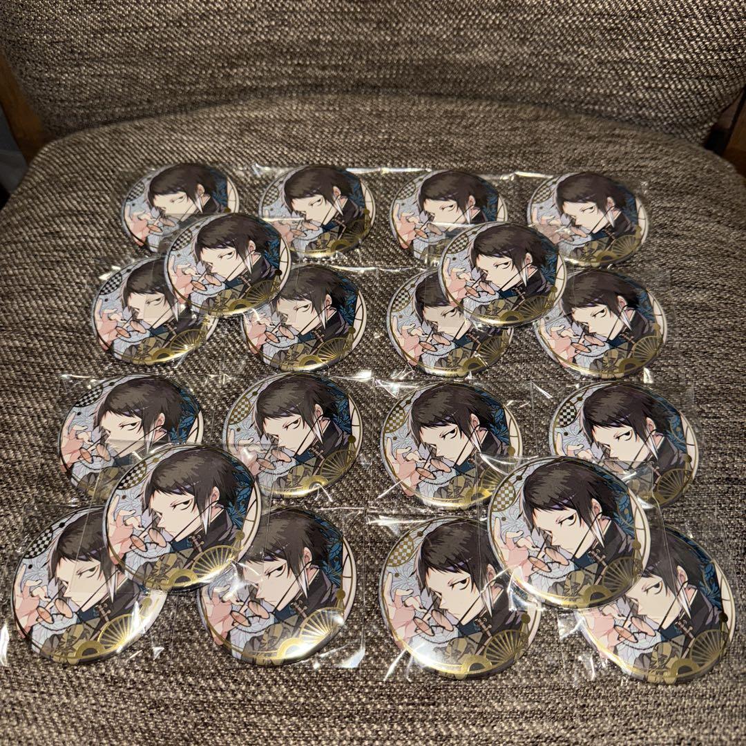 

[USED] Bungo Stray Dogs Harukawa 35 Art Collection Gamers Foil-stamped Can Badges Ryunosuke Akutagawa 20 pieces