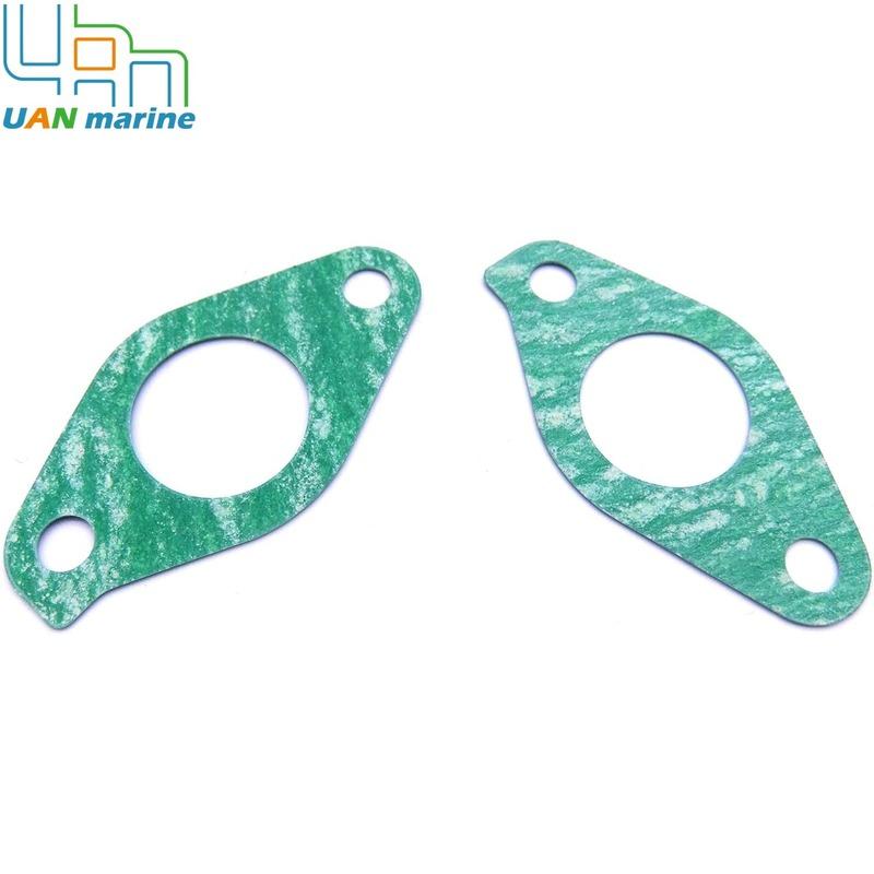 2 Pcs 27-803508013 Outboard Carburetor Gasket for Mercury Marine for MerCruiser Quicksilver 2HP 2.5HP 3.5HP 4HP 5HP 6HP 4-Stroke