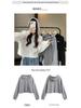 2025 Plus Size Women's Cropped Hoodie - Autumn/Winter Korean Style Loose Fit