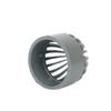 Grey Drain Grate Cover, 50mm Pipe Fitting Adapter Cap Accessories Fish Tank Permeable  Fish Tank