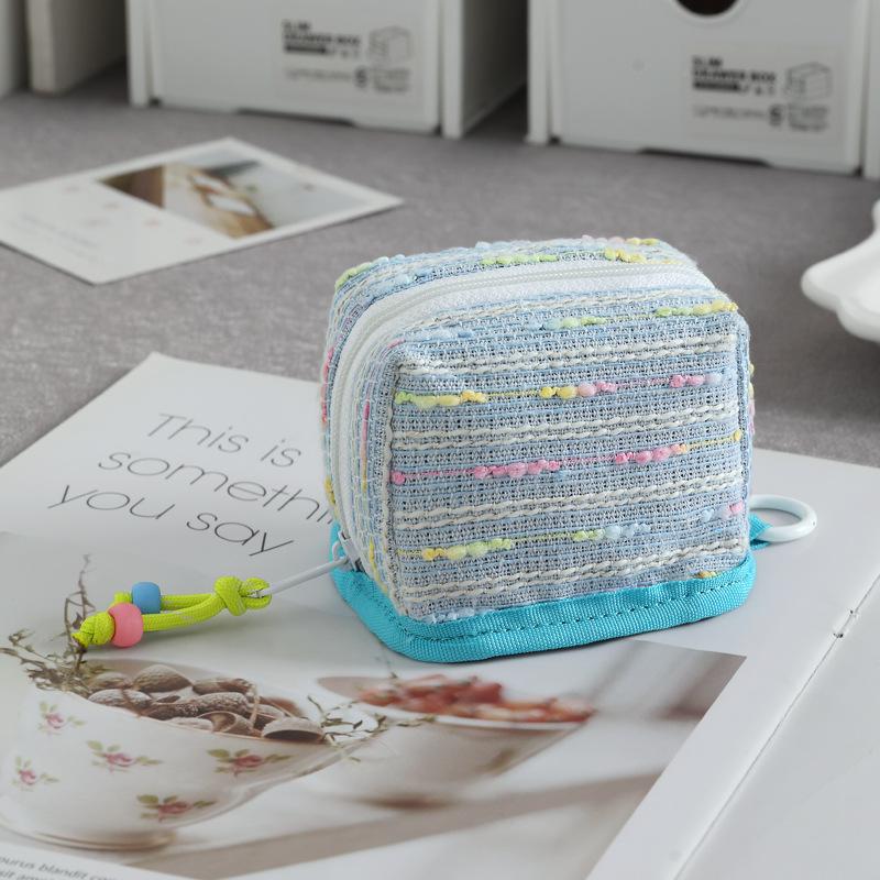 Cute Mini Earbud Carrying Case Waterproof Dustproof Storage Bag for Coins Keys Jewelry Travel Commute