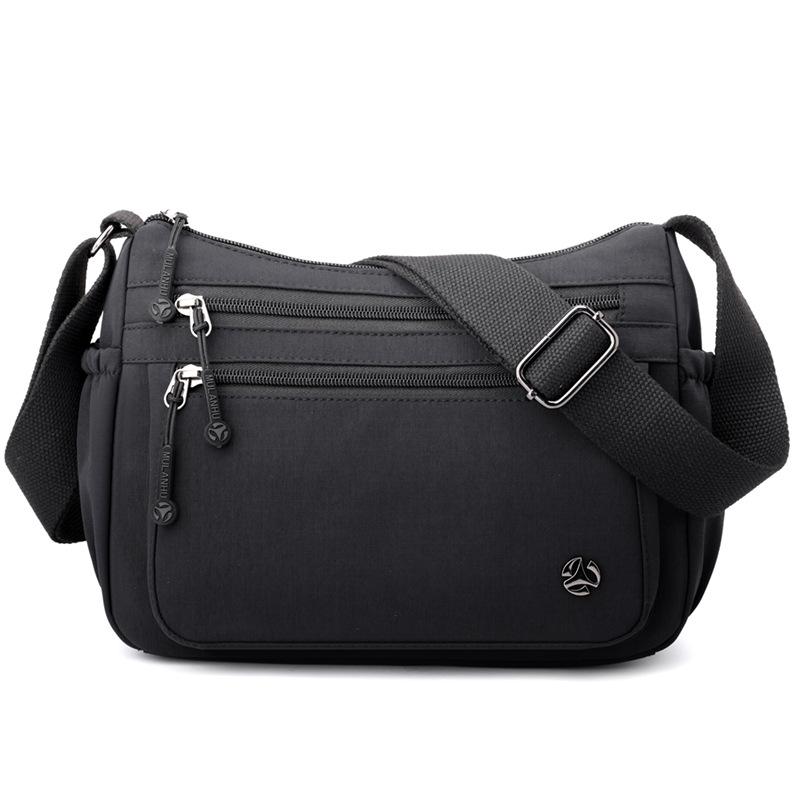 New multi-compartment shoulder messenger bag lightweight large-capacity nylon bag play bag