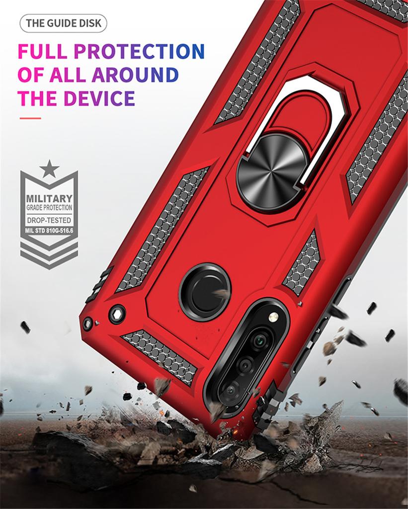 for Huawei P30 Lite Case Cover Armor Rugged Military Shockproof Car Holder Ring Case for Huawei P30 Lite P 30 Pro