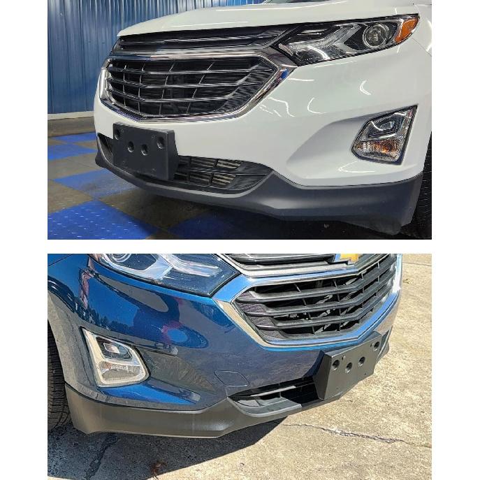 Front License Plate Frame for Chevy Equinox 2018 2019 2020 2021 Front Bumper License Plate Holder Mounting Bracket Replace # 23320630 GM1068190