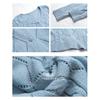 [Song Ming] Korean hollow knitted cardigan women's clothing + spring mesh vest sling two-piece set N1117D