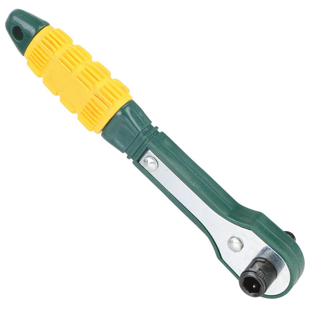 Quick Socket Wrench Tools Practical Mini 1/4 Screwdriver Rod Adjustable Rapid Ratchet Wrench