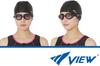 Ansicht Schwimmen Hergestellt mit einer natürlichen Passform und 3D-Gesicht und Funktion mit einer einfachen V830YSA LVBK Damenbrille, Japan, Polster, Anti-Beschlag-Reibemittel,