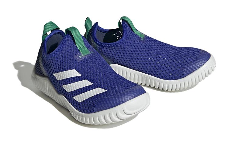 Adidas Rapidazen Slip on Breathable Low top Kids' Training Shoes Blue Kids' HP5905