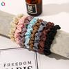 Satin Großes Scrunchie Einfarbig Kordelfarbe Dinza Pferdeschwanz Kugel Haargummi
