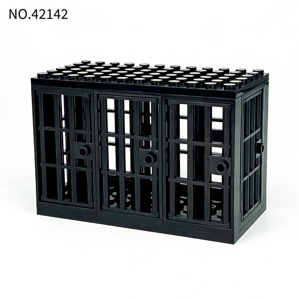 Beast Cage 42142 Tiger Children Assemble Small Particle Building Block Toy Animal Accessories Model Meigao