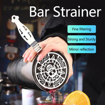 Edelstahl Cocktail Sieb Bar Professionelle Hohe Dichte Federn Sieb Bar Werkzeuge