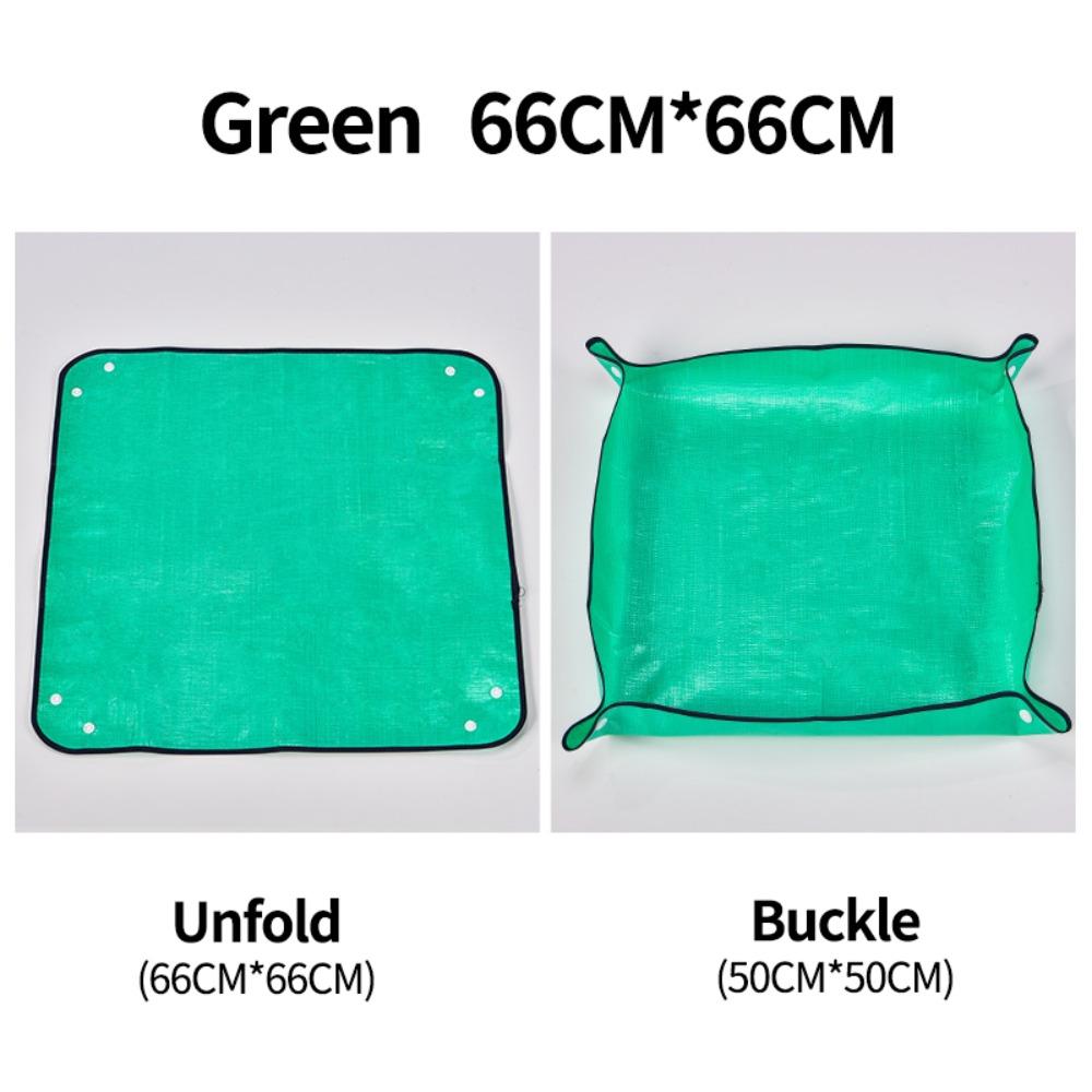 Durable 50cm-100cm Planting Mat Waterproof Reusable Transplanting Mat Foldable Soil Replacement Pad