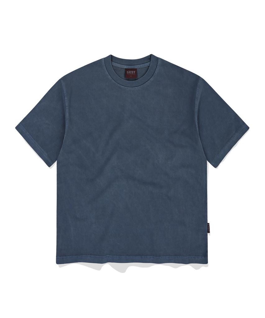 S'EST Pigment T-Shirts Blue