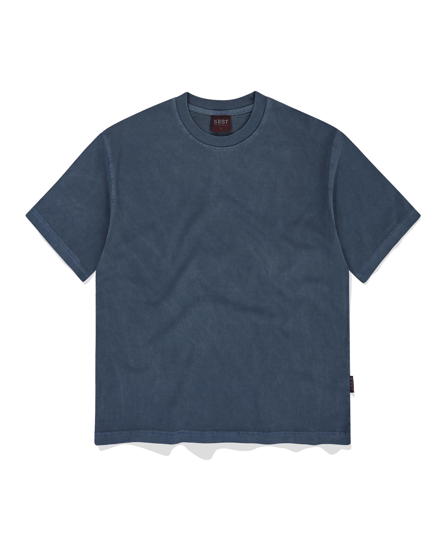 Siest Pigment T-Shirts Blue S